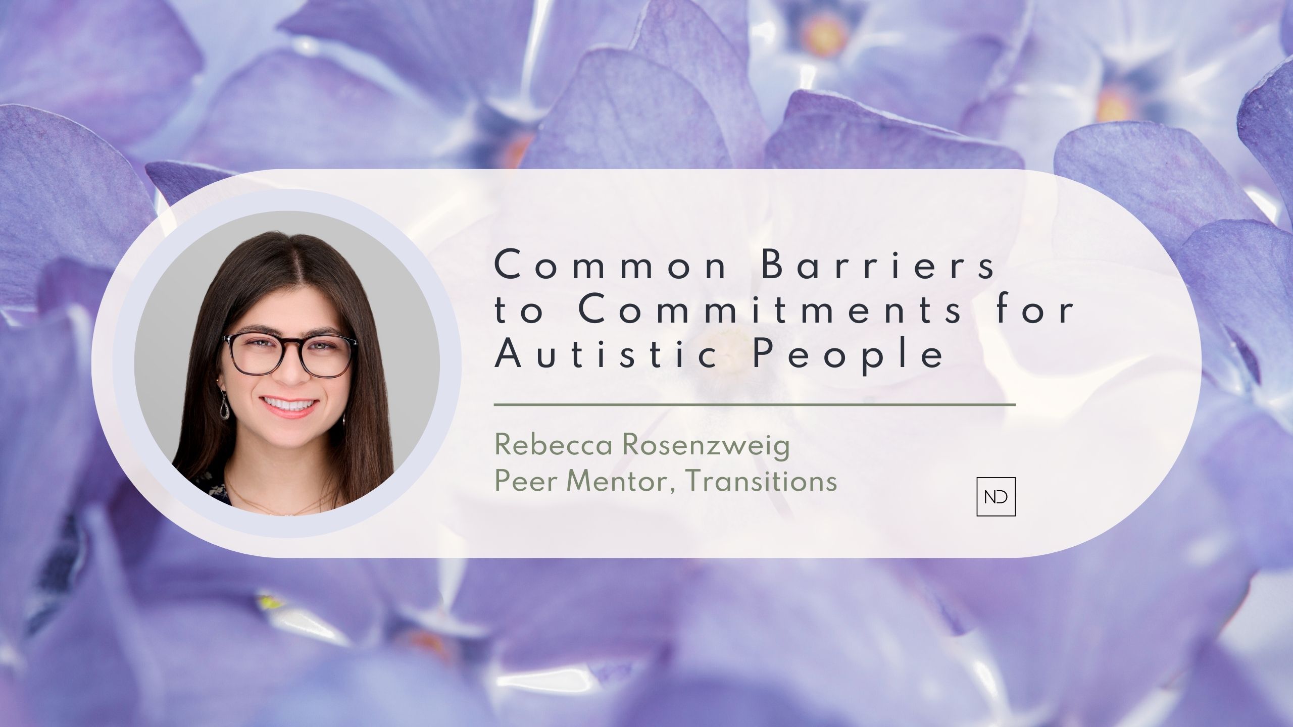 Common Barriers to Commitments for Autistic People