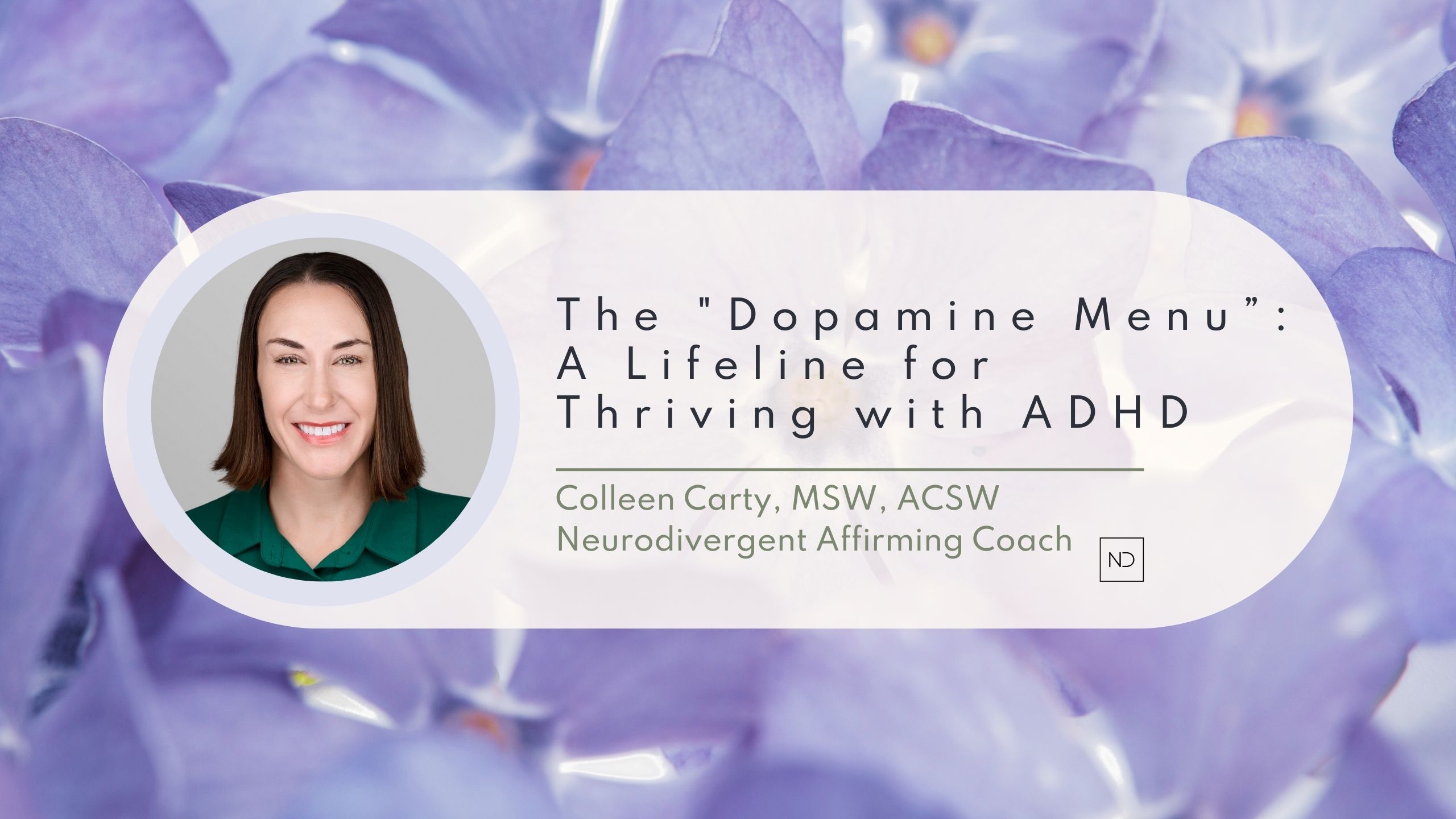 The Dopamine Menu A Lifeline for Thriving with ADHD