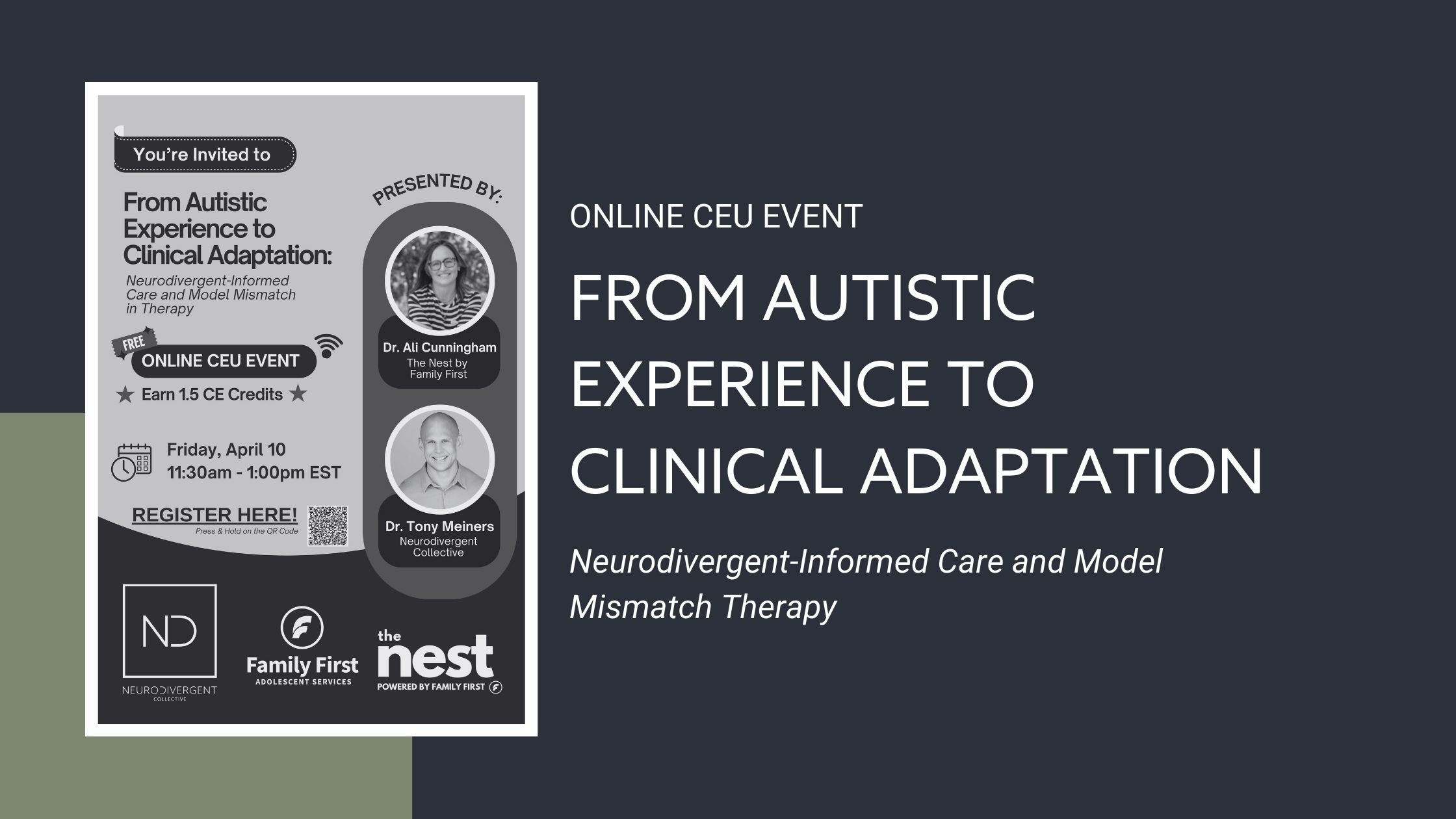 From Autistic Experience to Clinical Adaptation